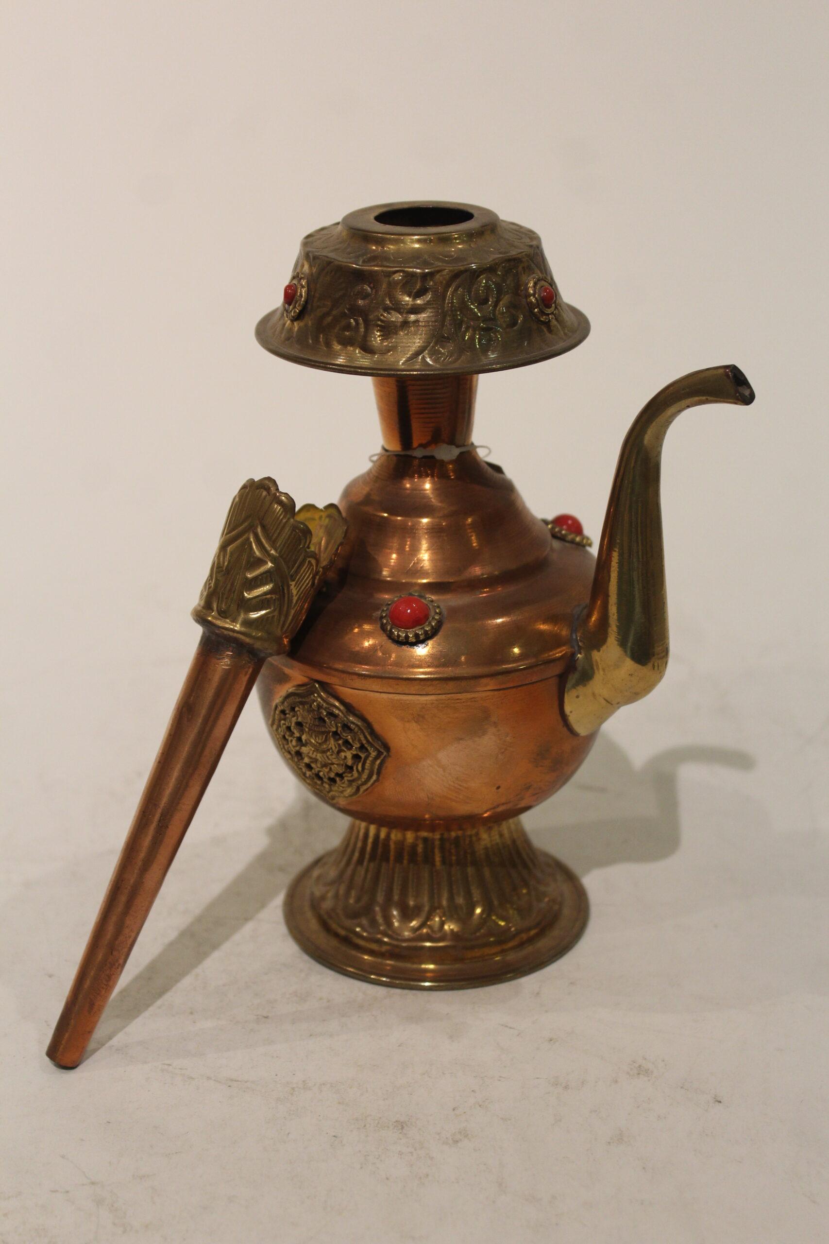 HANDMADE ARABIC TRADITIONAL COPPER KETTEL 23CM -MDL455 - Antique Museum